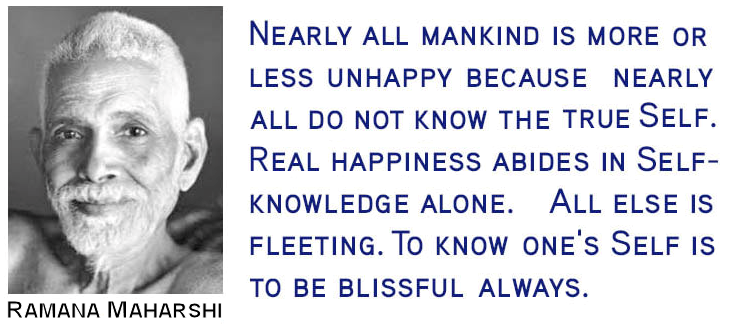 Ramana Maharshi Quote Ramana Maharshi Quote